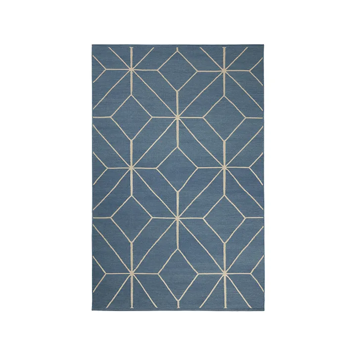 Ayur matta - heaven blue/offwhite, 230x320 cm - Chhatwal & Jonsson