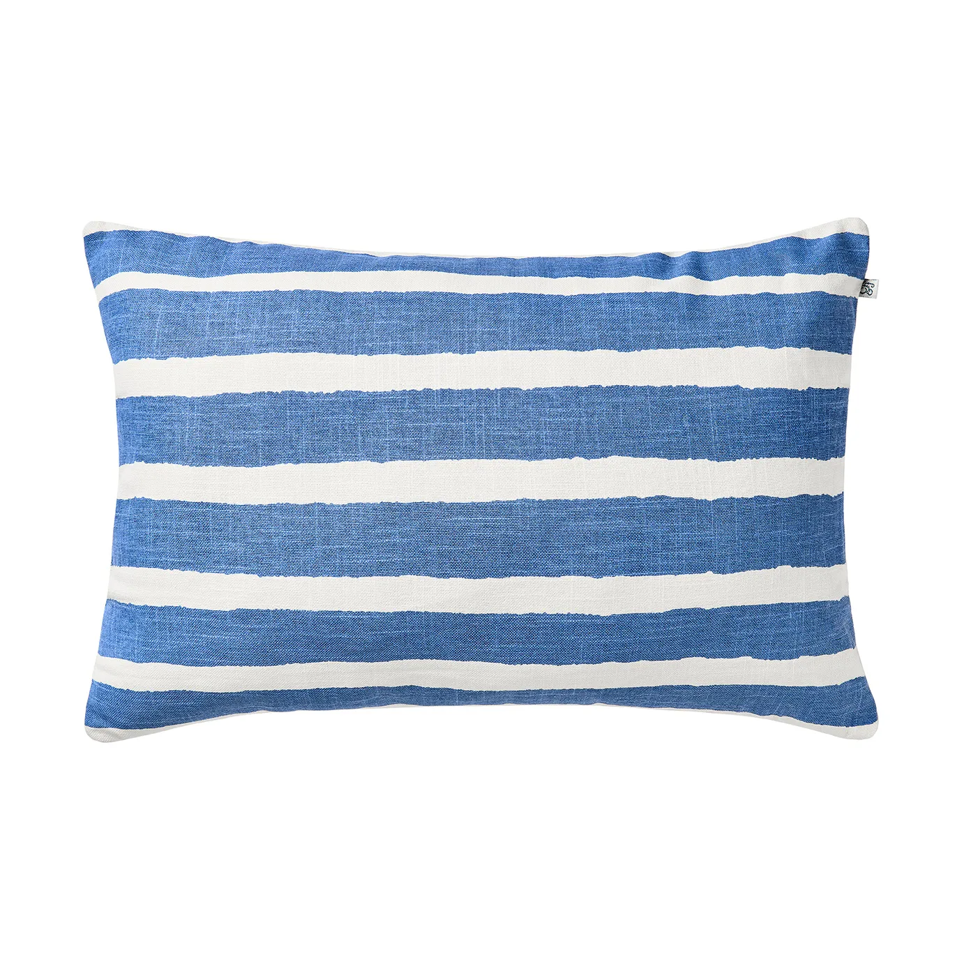 Block Stripe utomhuskudde 40x60 cm, Riviera blue-off white Chhatwal & Jonsson