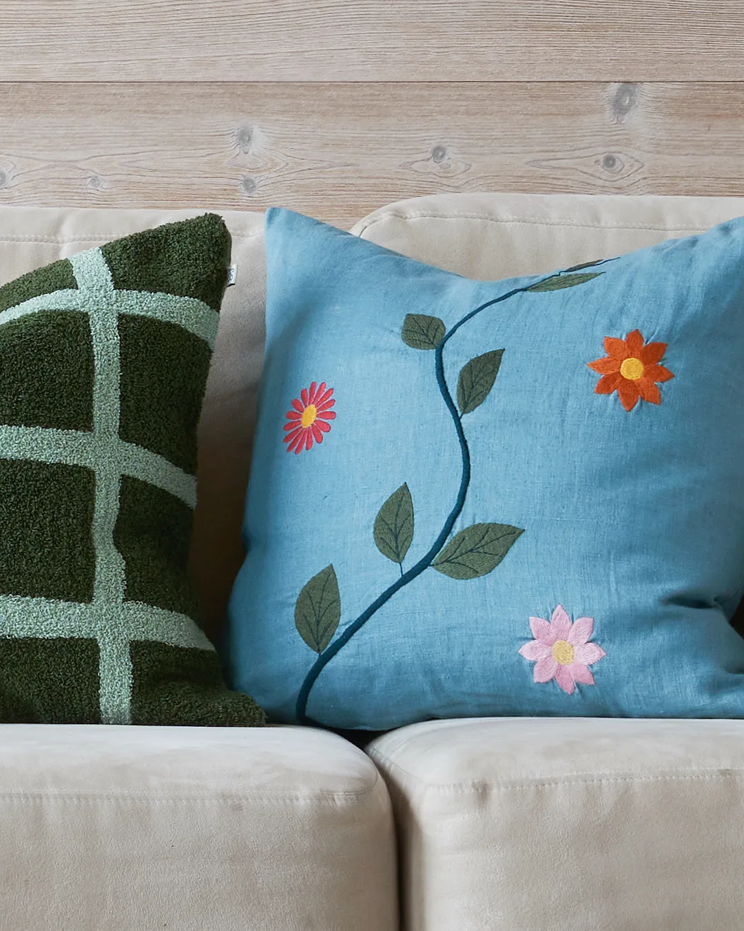 Bloom kuddfodral 50x50 cm, Heaven Blue Chhatwal & Jonsson