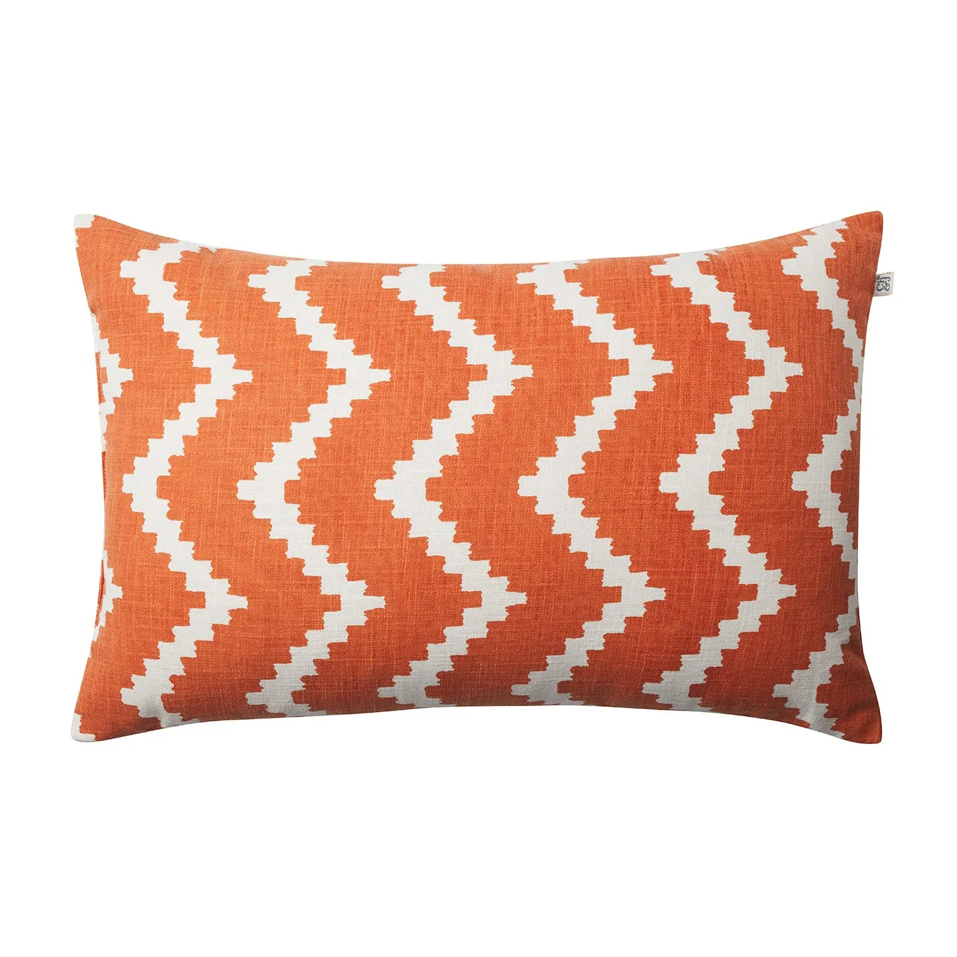 Ikat Sema kudde, Apricot orange-off white Chhatwal & Jonsson