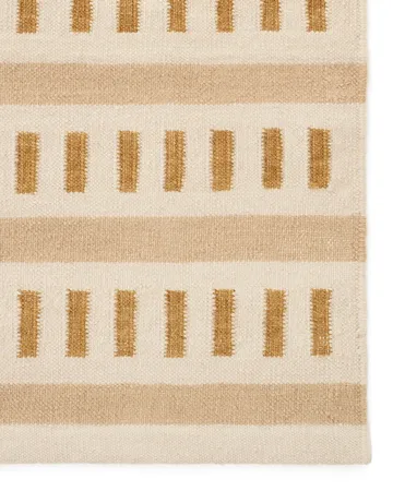 Ladakh ullmatta - Off white-beige-masala yellow, 230x320 cm - Chhatwal & Jonsson