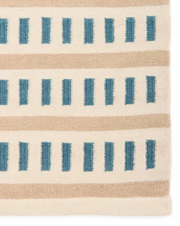 Ladakh ullmatta - Off white-l. beige-heaven blue, 230x320 cm - Chhatwal & Jonsson