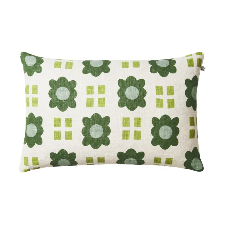 Lalit kuddfodral 40x60 cm - Aqua-lime-cactus green - Chhatwal & Jonsson