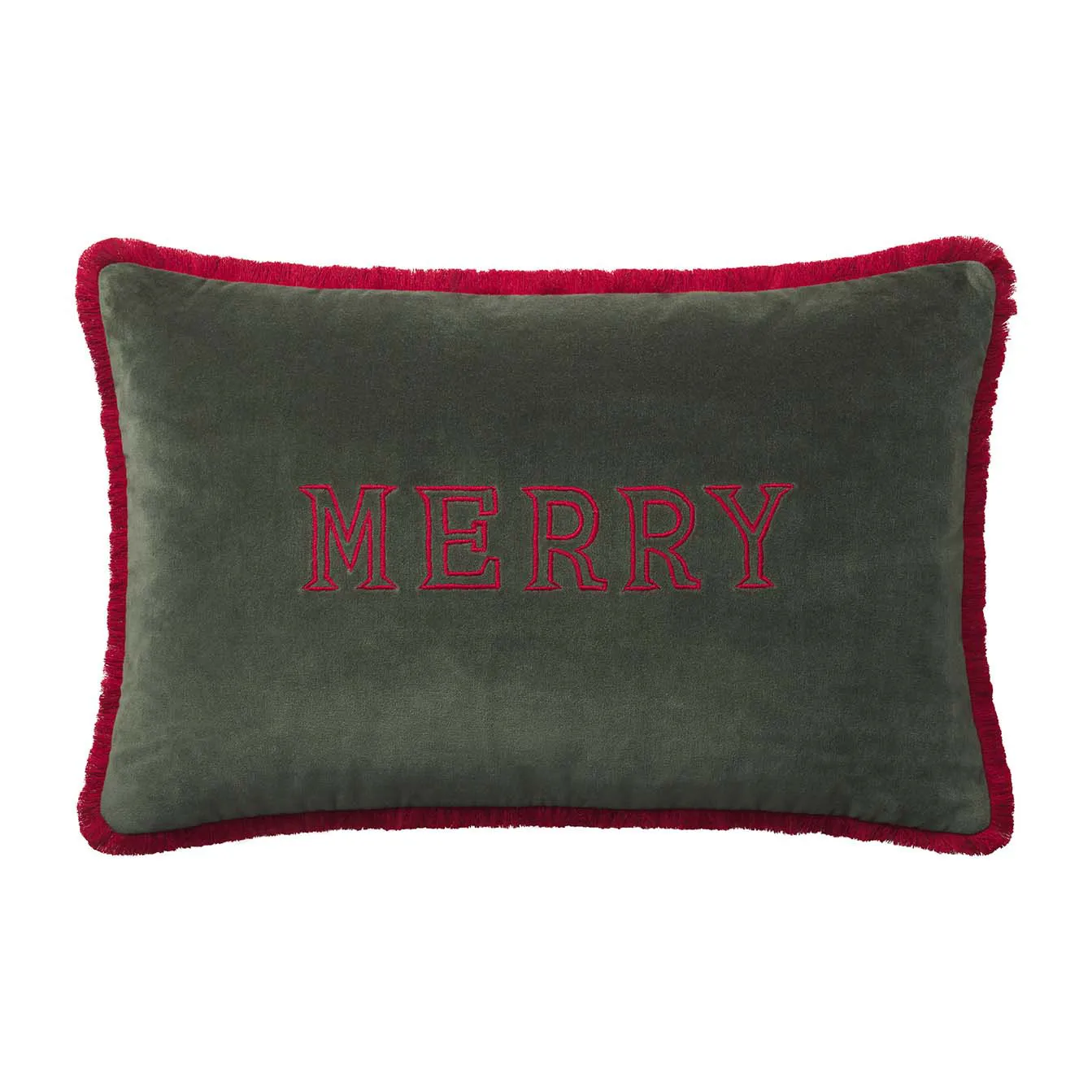 Merry kuddfodral 40x60 cm, Forest green Chhatwal & Jonsson