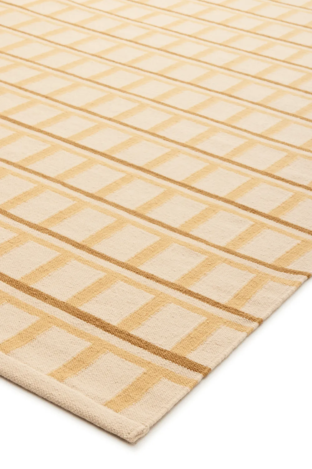 Mysore ullmatta, Off White-Masala Yellow-Yellow, 180x270 cm Chhatwal & Jonsson