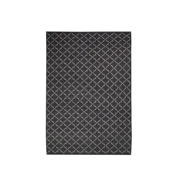 New Geometric matta - Dark grey/off white-180x272 cm - Chhatwal & Jonsson