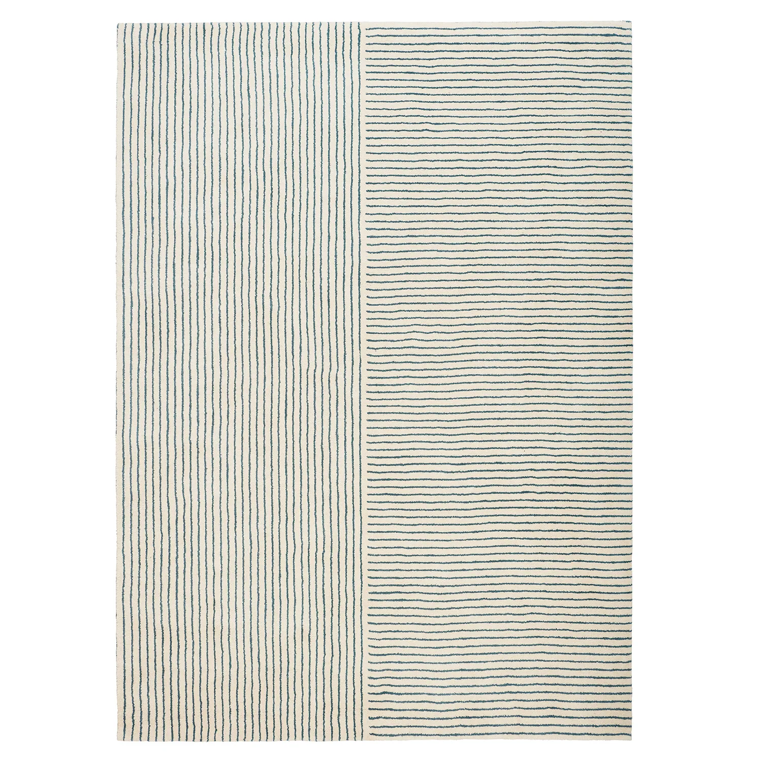 Radha ullmatta 180x270 cm, Off white-heaven blue Chhatwal & Jonsson