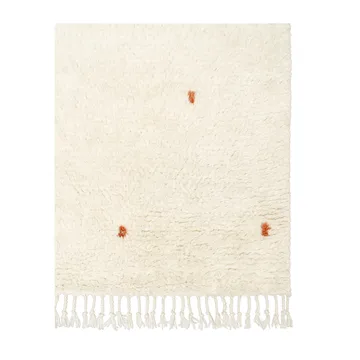 Ravi matta 230x320 cm - Off white-orange - Chhatwal & Jonsson