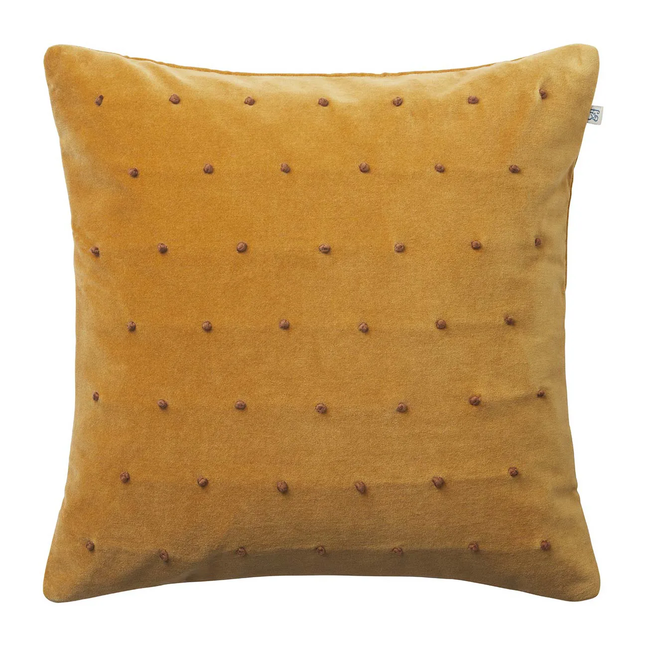 Roma kuddfodral 50x50 cm, Masala yellow-cognac Chhatwal & Jonsson
