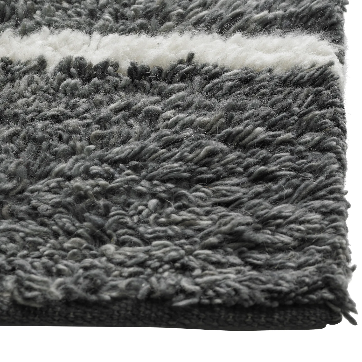 Sita ullmatta 180x270 cm, Grey melange-white Chhatwal & Jonsson