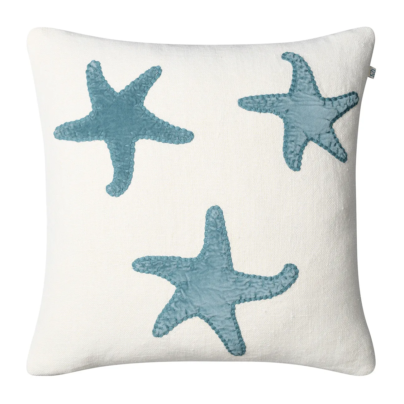 Star Fish kuddfodral 50x50 cm, Off white-heaven blue Chhatwal & Jonsson