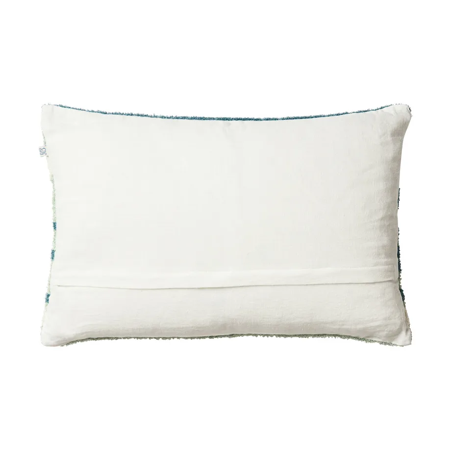Stripe Asis kuddfodral 40x60 cm, Heaven blue-aqua-off white Chhatwal & Jonsson