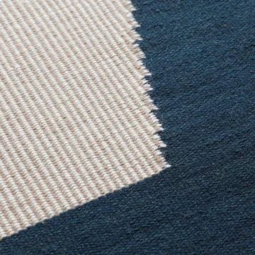 Una ullmatta 230x320 cm - Dark blue-beige-off white - Chhatwal & Jonsson