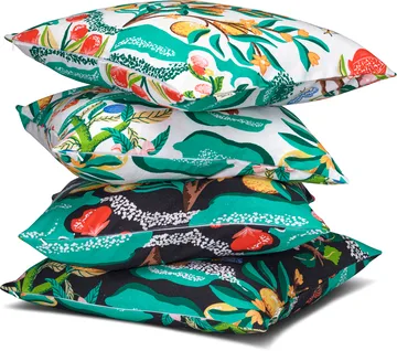 Botanical Cherry kuddfodral 50x50 cm - White - Classic Collection
