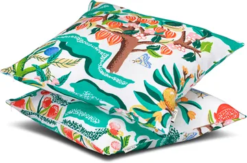 Botanical Cherry kuddfodral 50x50 cm - White - Classic Collection