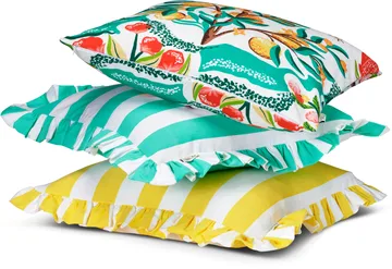 Botanical Orange kuddfodral 50x50 cm - White - Classic Collection