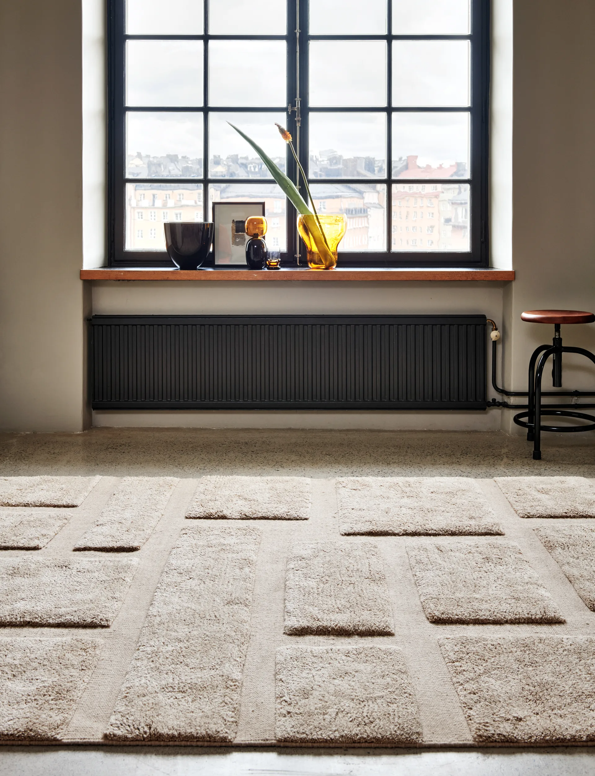 Bricks ullmatta 170x230 cm, Beige Classic Collection