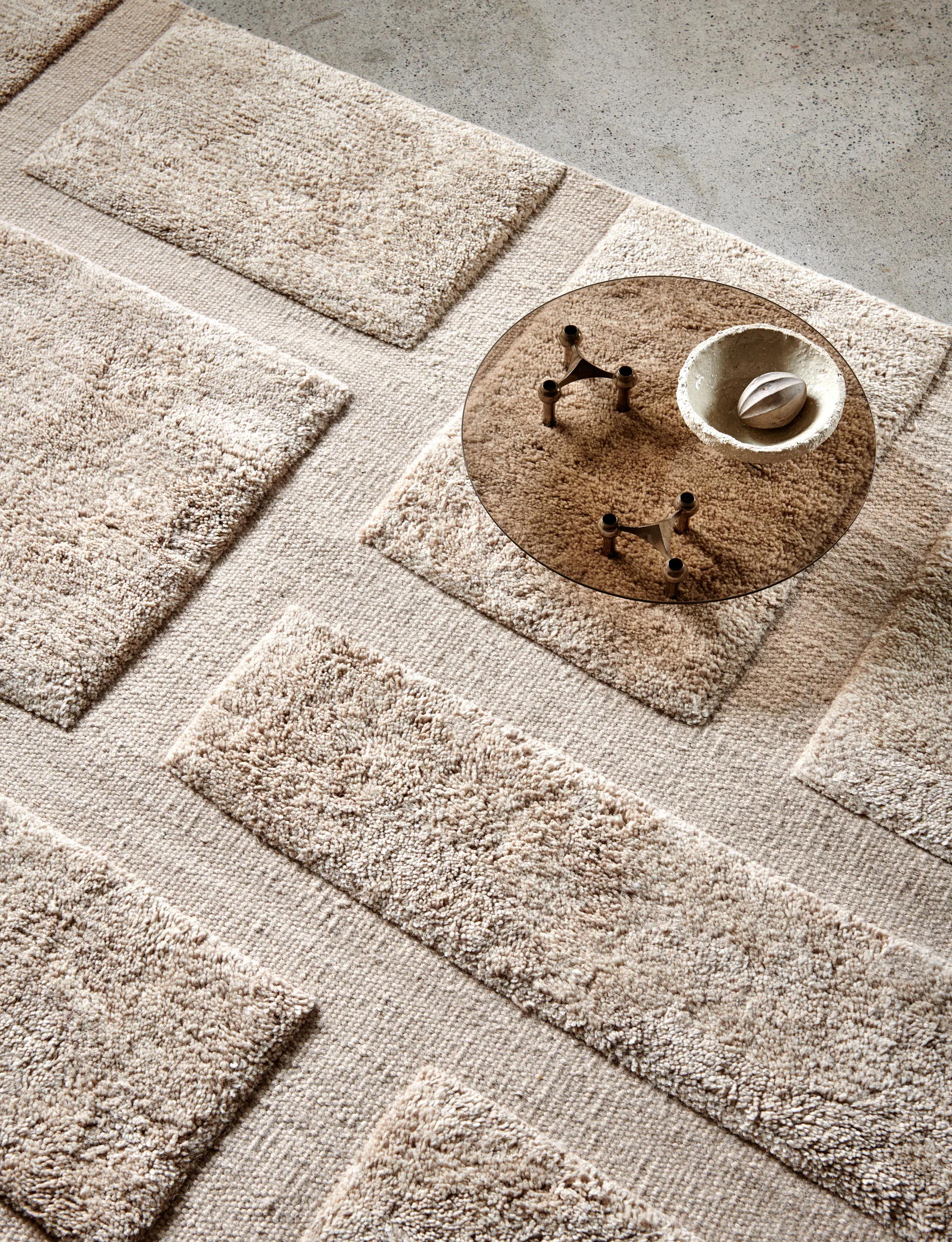 Bricks ullmatta 170x230 cm, Beige Classic Collection