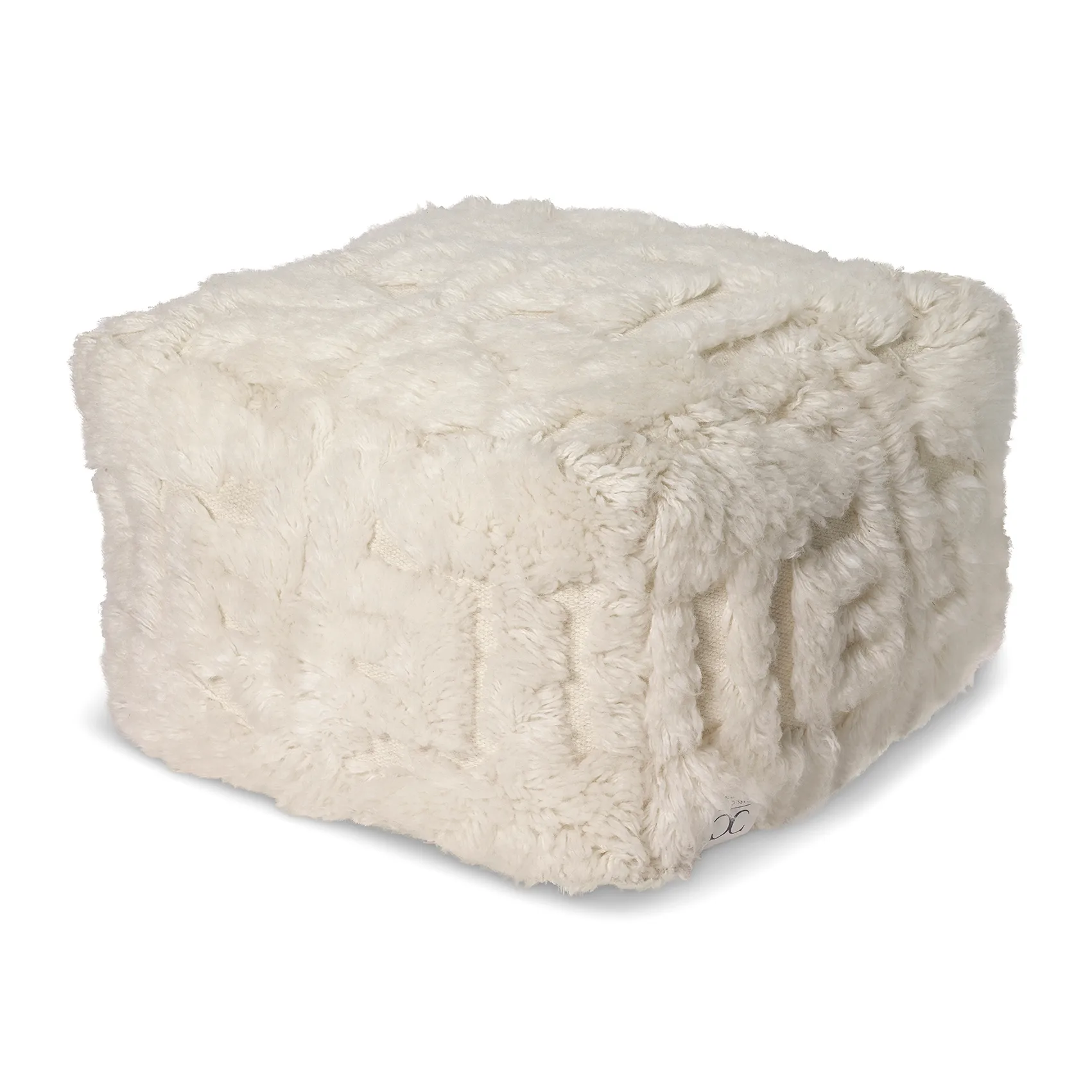 Casablanca puff 55x55 cm, Vit Classic Collection