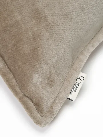 Classic Velvet kuddfodral 50x50 cm - Beige - Classic Collection