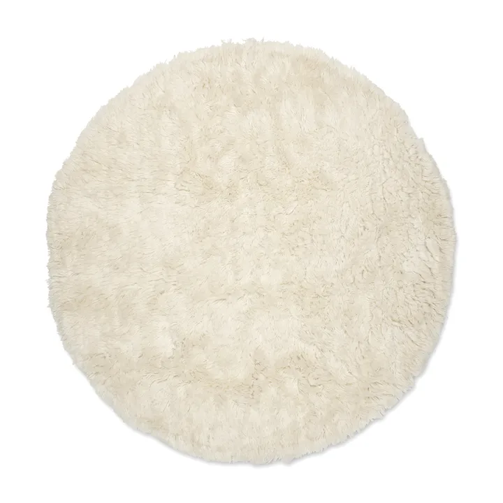 Cloudy ullmatta Ø160 cm - Naturvit - Classic Collection