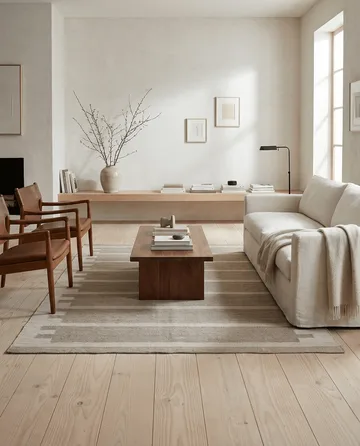 Falsterbo ullmatta - Beige, 200x300 cm - Classic Collection