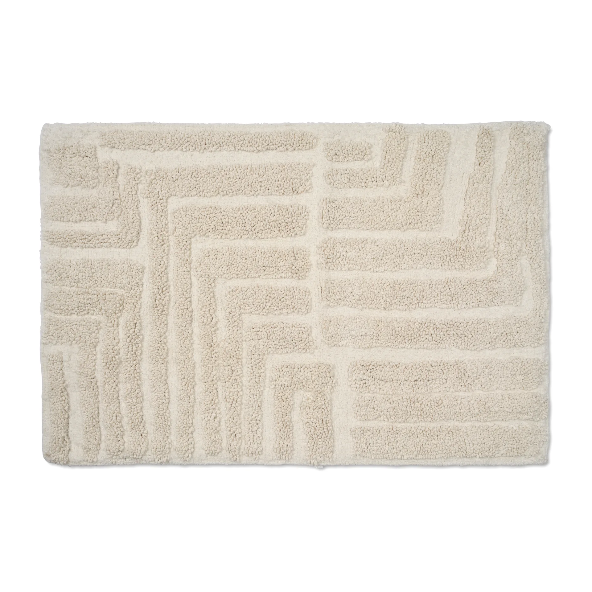 Field badrumsmatta 60x90 cm, White Classic Collection