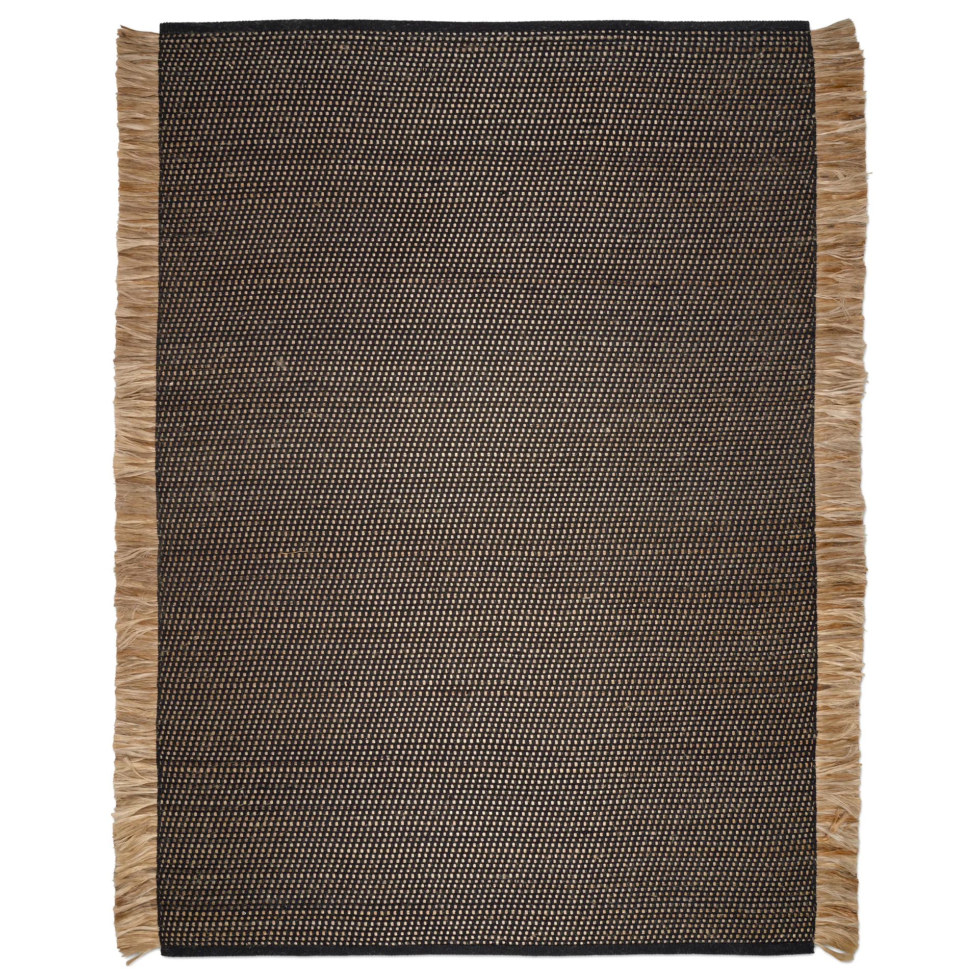 Goa matta 170x230 cm, Svart-jute Classic Collection