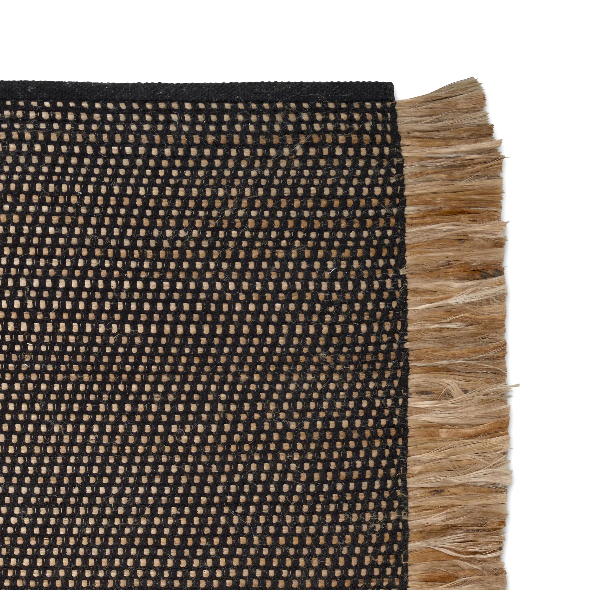 Goa matta 170x230 cm, Svart-jute Classic Collection
