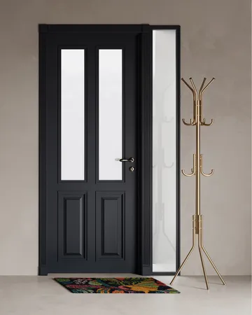 Heritage Garden dörrmatta 60x90 cm - Black-multi - Classic Collection