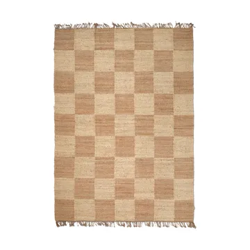 Jute Squares matta - Natural, 200x300 cm - Classic Collection