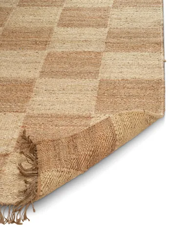Jute Squares matta - Natural, 200x300 cm - Classic Collection