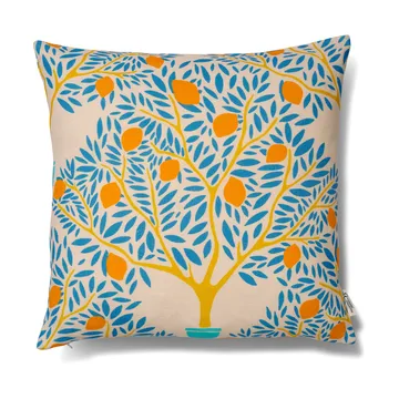 Lemon garden kuddfodral 50x50 cm - Blå - Classic Collection
