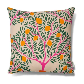 Lemon garden kuddfodral 50x50 cm - Grön - Classic Collection