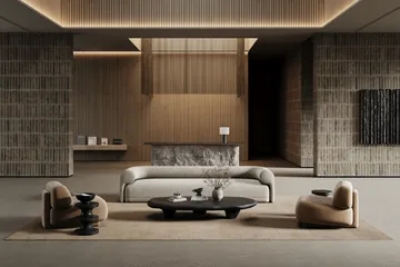 Lobby matta med langett - Beige, 400x600 cm - Classic Collection
