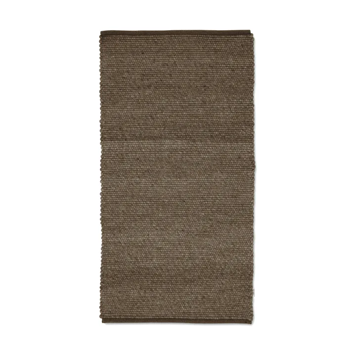 Merino gångmatta - Brun, 80x150 cm - Classic Collection