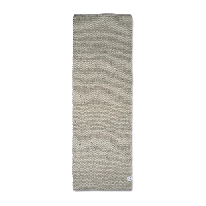 Merino gångmatta - Concrete, 80x250 cm - Classic Collection
