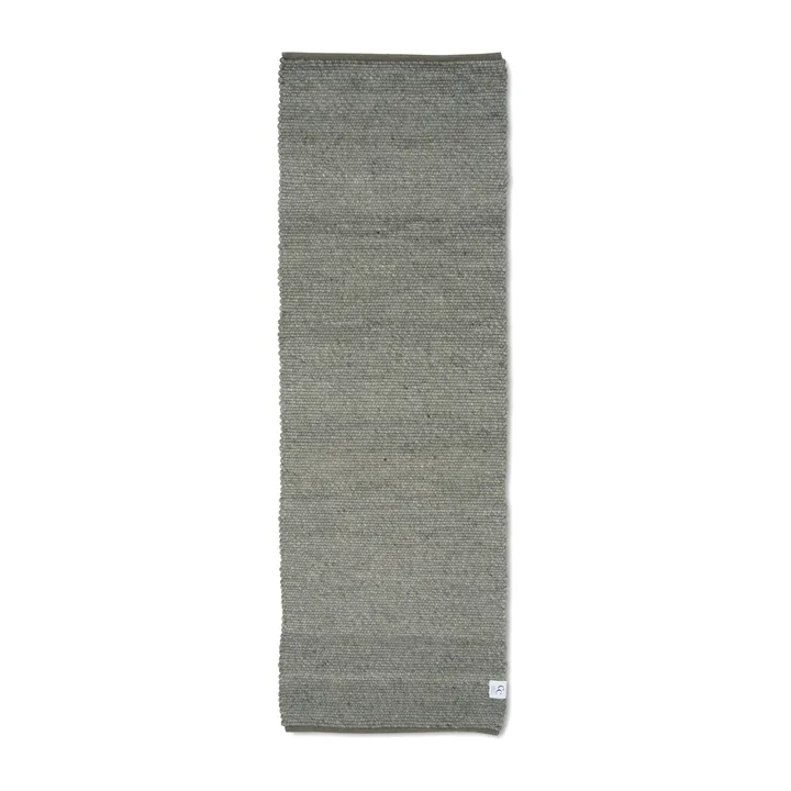 Merino gångmatta - Green, 80x250 cm - Classic Collection