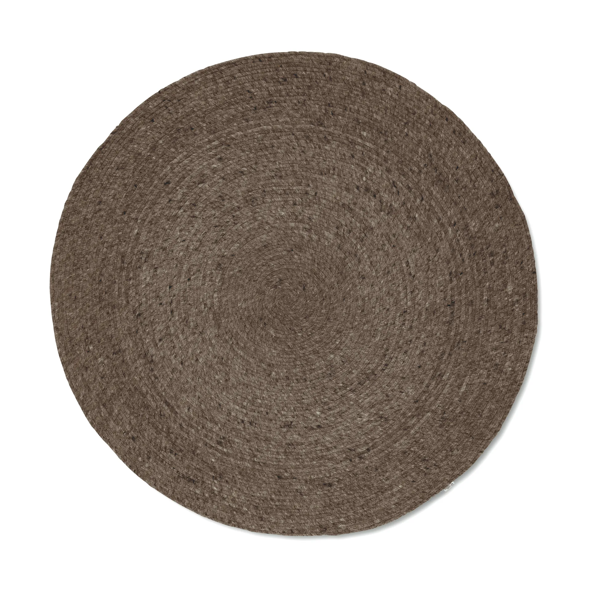 Merino ullmatta rund Ø160 cm, Brun Classic Collection
