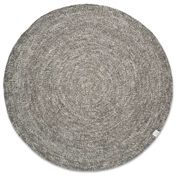 Merino ullmatta rund Ø160 cm - Grå - Classic Collection