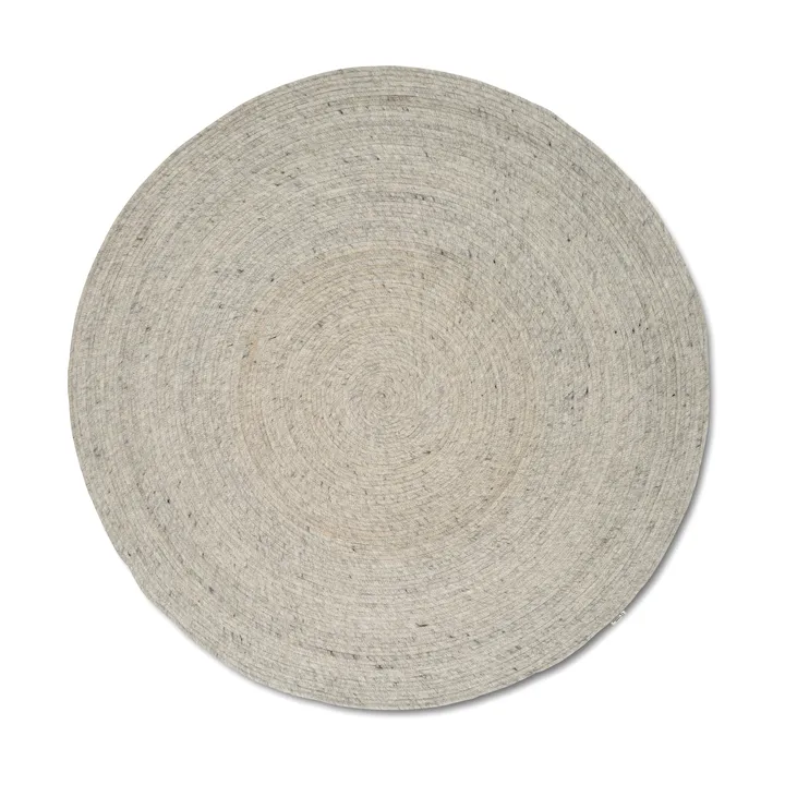 Merino ullmatta rund Ø240 cm - Concrete - Classic Collection