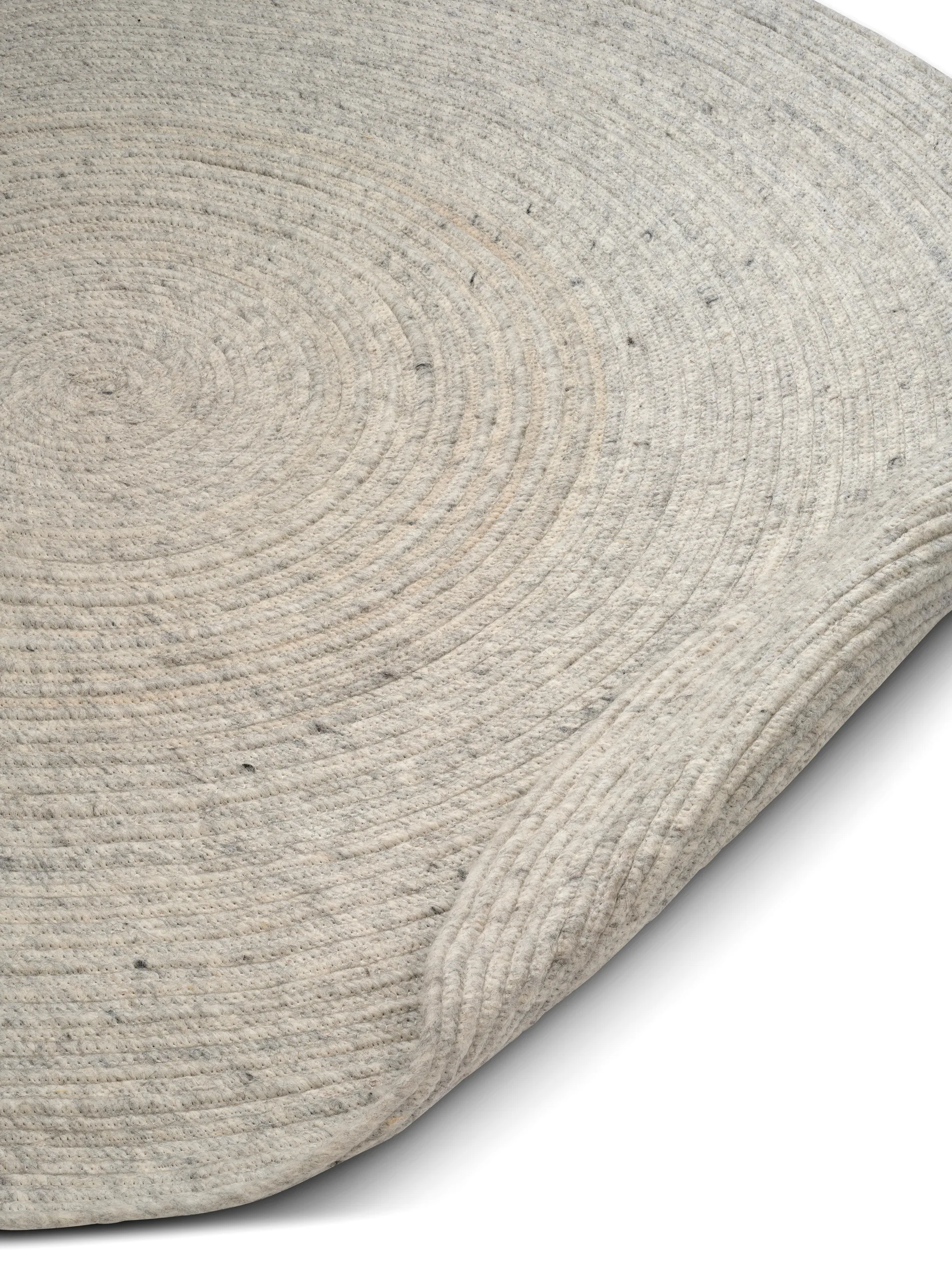 Merino ullmatta rund Ø240 cm, Concrete Classic Collection