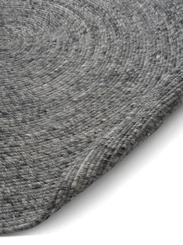 Merino ullmatta rund Ø240 cm - Granit - Classic Collection