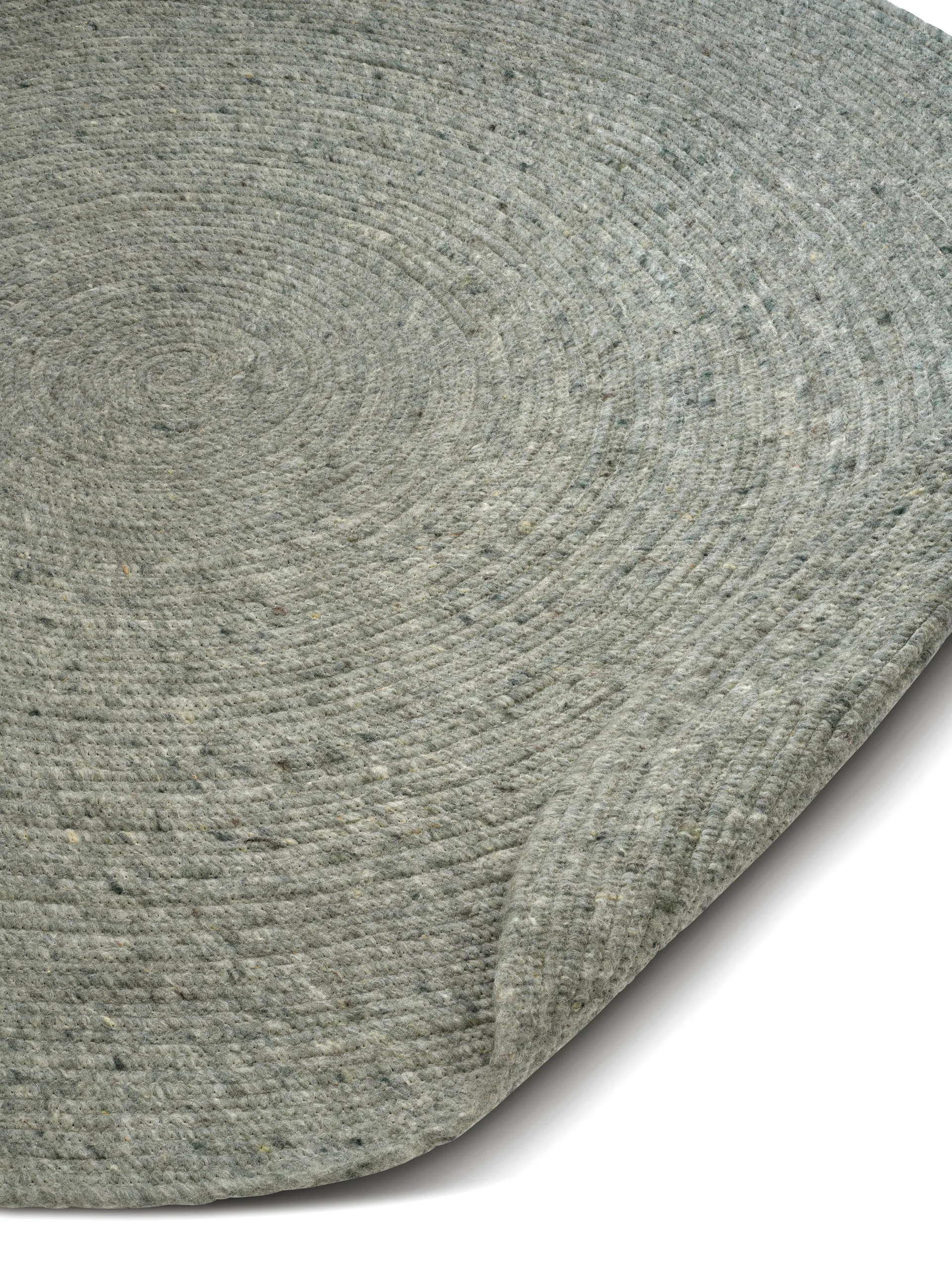 Merino ullmatta rund Ø240 cm, Green Classic Collection