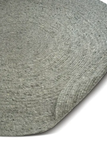 Merino ullmatta rund Ø240 cm - Green - Classic Collection