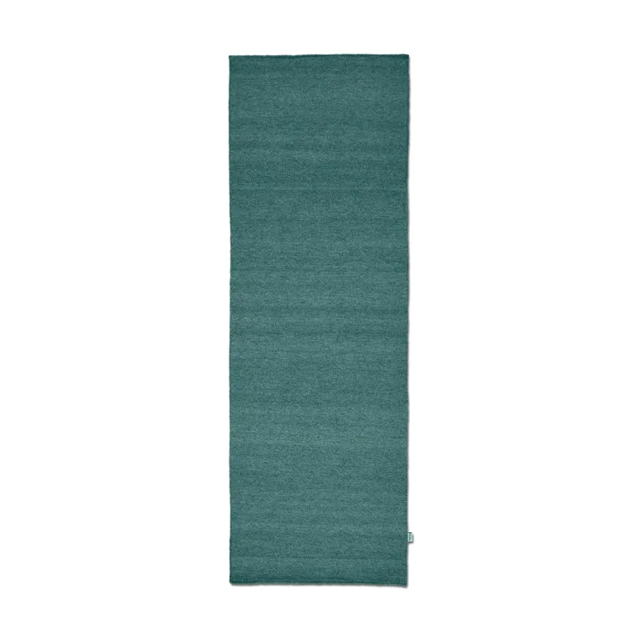 Plain gångmatta - Teal, 80x250 cm - Classic Collection