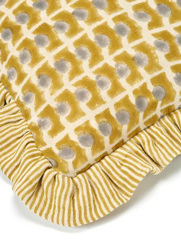 Ripple kuddfodral 40x60 cm - Gul - Classic Collection