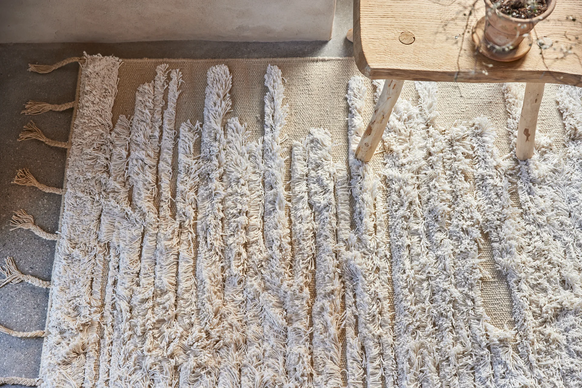 River matta 170x230 cm, Beige Classic Collection