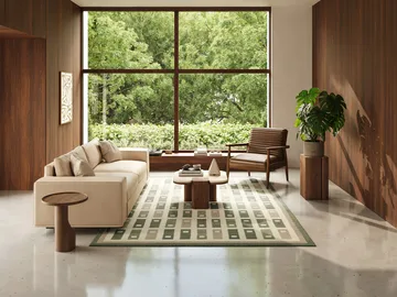 Röllakan Fyrbo matta - Grön, 170x230 cm - Classic Collection