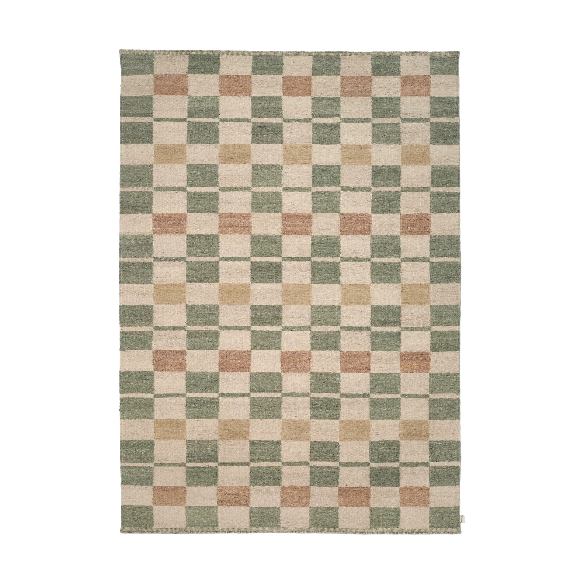 Röllakan Rutvik matta, Grön, 170x230 cm Classic Collection